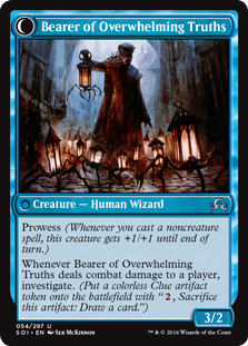 Bearer of truths Magic the Gathering card from Shadows of Innistrard